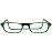 Clic Magnetic Reading Glasses for Men or Women, Computer Readers, Original (S-M, Emerald, 3.00 Magnification)