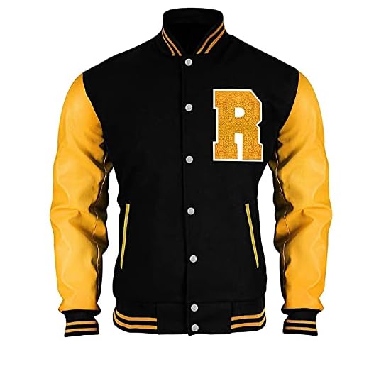 Riverdale Chaqueta de lana y forro polar Archie Andrews KJ APA Varsity Letterman R
