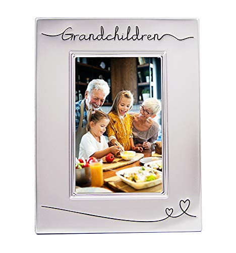 Grandchildren Silver-Plated Picture Frame