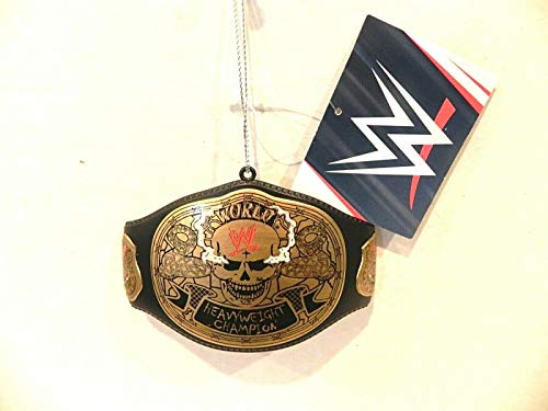 Kurt Adler WWE Stone Cold Steve Austin Skull Smoking Championship Belt Ornament