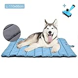 USOS MÚLTIPLES: esta alfombra para mascotas se puede usar como cama para dormir para su cachorro, manta o colchoneta para comida si quiere hacer un picnic con amigos, una alfombra para perrera, una funda para el asiento del auto si lo desea Viaja con tus mascotas, y césped, playa, interiores o exteriores, donde quieras.