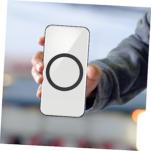 COLLBATH 8 St Magnetiska Rings för Trådlös Laddning av Mobiltelefoner
