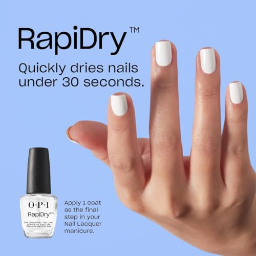 OPI vernis à ongles séchage rapide fini les bavures grâce au Top coat Rapidry