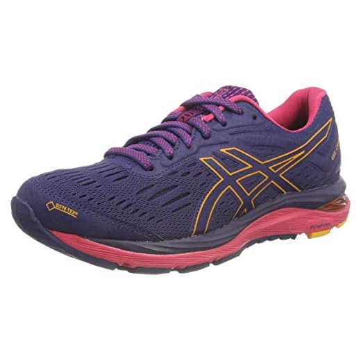 Asics Gel-Cumulus 20 G-TX, Zapatillas de Entrenamiento Mujer, Azul (Indigo Blue/Amber 400), 37 EU