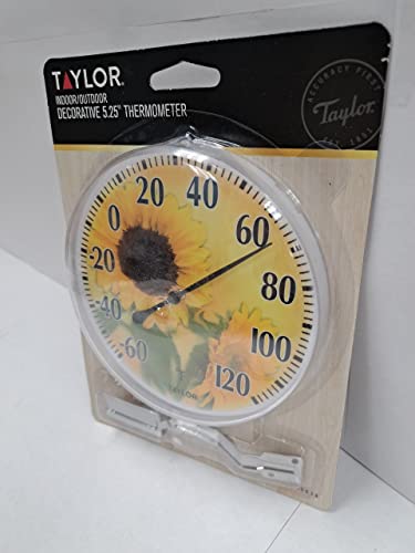 Taylor 5.25" Sunflower Thermometer #TOP2