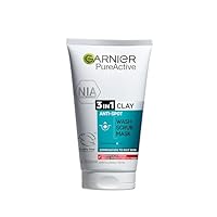 Garnier Pure Active 3 in 1 Wash Scrub and Mask 150ml