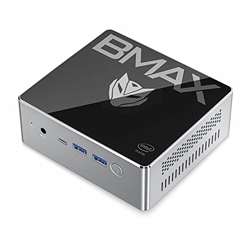 Bmax Mini PC B6 Plus Intel i3-1000NG4 (up to 3.2Ghz 2C/4T), 12GB LPDDR4 2133MHz 512GB NVME SSD Mini Desktop Computers, WiFi5, BT4.2, Support 4K Triple Display Output, HDMIx2, Full Features T