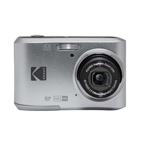 Kodak PIXPRO FZ45 Appareil Photo Compact avec Zoom 4X 16 MP Argenté