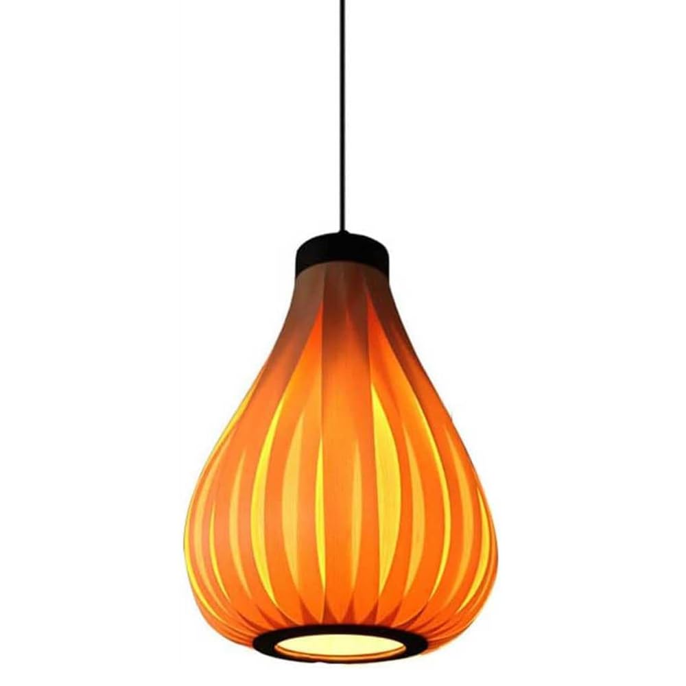 Lámparas de techo de estilo de madera natural para techos altos y bajos 7