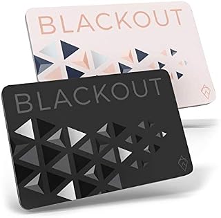 Blackout by AKIELO  Ultra Thin RFID Blocking Card (2 x Pack)  The Single Solution to Contactless Card Protection  The Ultimate RFID Card Protector for Your Wallet or Purse