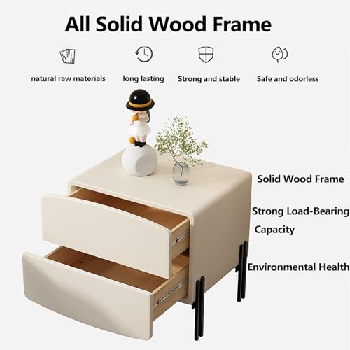 Tables d'appoint de chambre avec rangement et tiroirs de lit