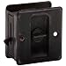 Schlage 991 1-3/4" x 2-1/4" Privacy Pocket Artisan Sliding Door Lock, Aged Bronze