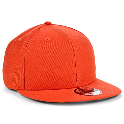 Image of New Era Blank Custom 9FIFTY Adjustable Snapback Cap Orange