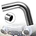 90 Degree Stainless Steel Elbow Mandrel Bend Tube for Automotive and Industrial Exhaust Systems with 304 Stainless Steel (19mm)