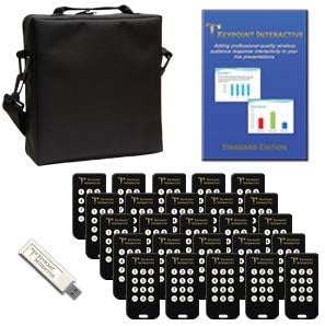 Audience Response System with 25 Keypads