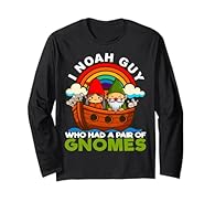 I Noah Guy Who Had A Pair Of Gnomes Gardening Noah's Ark Graphic Design for Lovers I Noah Guy Who Had A Pair Of Gnomes. For people thinking of Christian Church Faith Funny Cute Humor Pun Stuff Lightweight, Classic fit, Double-needle sleeve and bottom...