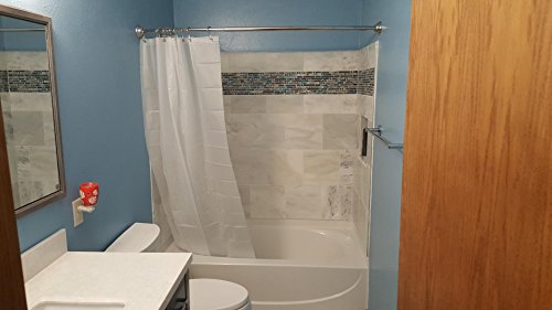 Hominter 11-Sheets Glass Stone Backsplash Tile, Polished Gray And Teal Blue Crystal Shower Wall Tiles, Random Interlocking Patterns Mosaic For Kitchen And Bathroom 9805 #TOP7