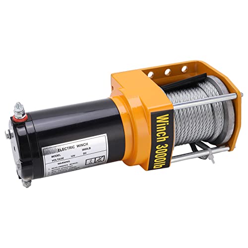 Winche Eléctrico 12V Acero Inoxidable con Cuerda 5mmx10m miniatura 4