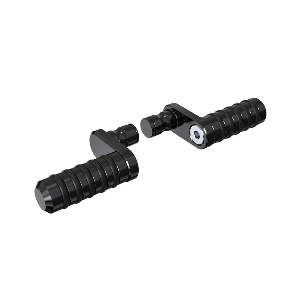 Uuipip Black Motorcycle Gear Shift Lever Brake Pedal Gear Shift Lever Toe Peg Step Plate For Rsv Rsv4 1000 1100 For Shiver 750 For Tuono 660 1100 1000 Rs660 Gt 900
