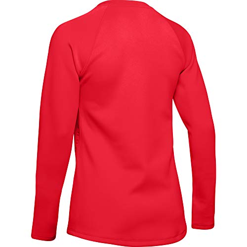 Under Armour Coldgear Armour Long-sleeve Shirt, Red (600)/Tonal, Medium