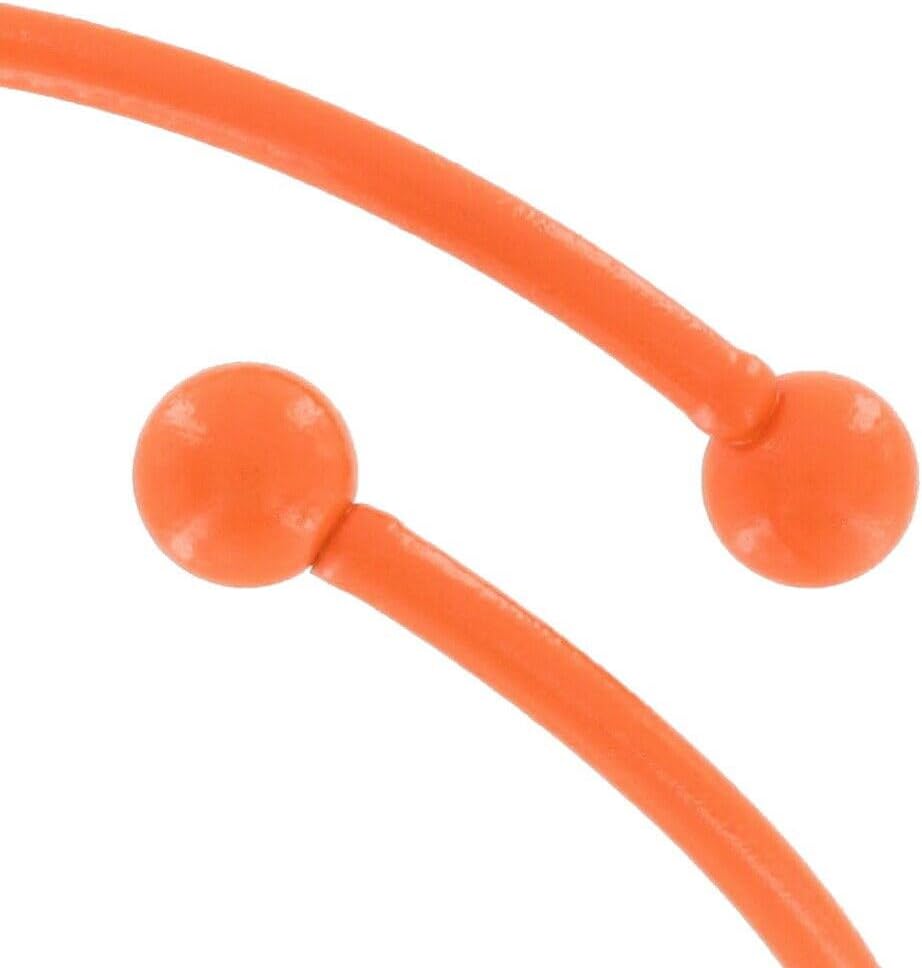 Orange Retro Plain Enamel Wrap Around Layering Bracelet 1970s Fashion Bracelets for Women Trendy Accessories for Women Stylish Additions Chic Details