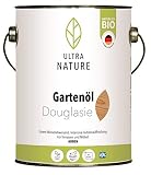 ULTRA NATURE Olio da giardino, 2,5 l, Douglas Vegan, Bio, senza solventi, olio per mobili