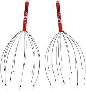 Scalp Massager Tool (2-Pack) for a Rejuvenating Head Hair Scratcher Massage by LiBa