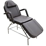 EYEPOWER 3-Zonen Kosmetikstuhl Massagestuhl Massageliege Behandlungsstuhl (Braun)