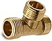 Tee Pipe Fitting T Pipe Connector Brass Tee Equal Tee 1/2