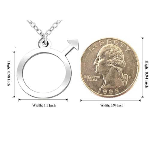 Stainless Steel Male Mens Symbol Pendant Necklace for Men2