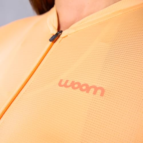 Jersey Cycling Woom Feminino I (BR, Alfa, GG, Slim, Laranja)