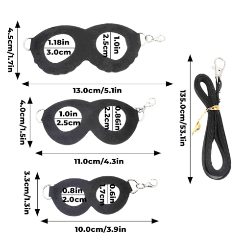 Image of 6 Pack Bearded Dragon Leash and Harness Set, Bearded Dragon Accessories, Leash and Harness Set for Gecko, Other Small Animals