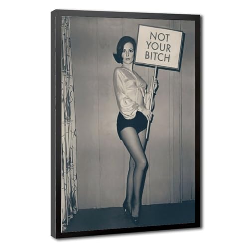 Impression sur toile Not Your Bitch brisez la monotonie de votre bureau