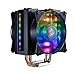 immagine 3Cooler Master MA410M: unità di raffreddamento ad aria per CPU, sistema di raffreddamento tower, 4 tubi di scambio di calore, 2 ventole MF120R ARGB da 120 mm, illuminazione RGB indirizzabile