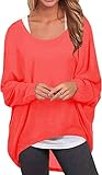 For G &PL Women Basic Loose Batwing Tunics