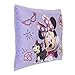 Disney Minnie Mouse I am Awesome Lavender and Pink, Figaro Plush Decorative Throw Pillow