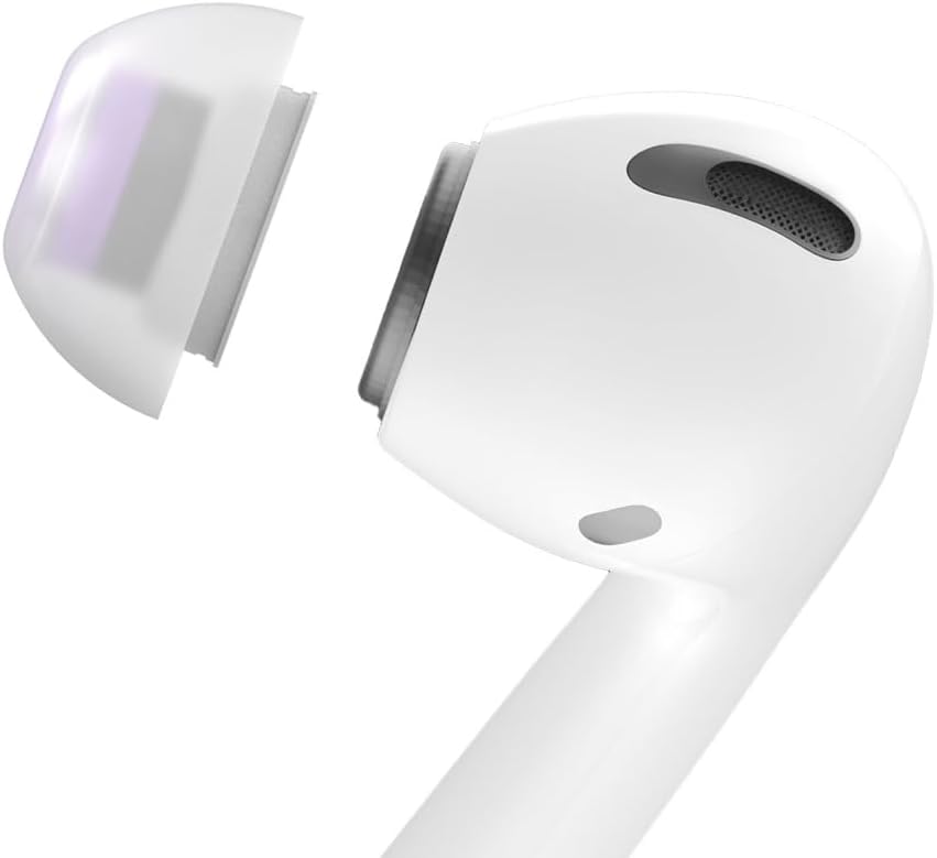 LEPIC nuon Voice+ for Airpods Pro Gen 1 and 2, 2 Pairs Package, Voice Enhancement eartips, Spatial Next Generation eartips, Soft Grip, Noise Cancelling, Phone Call, OTT, Daily (S - 2 Pairs)