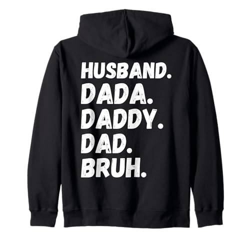 Vintage Dada Daddy Dad Bruh Husband Funny Father's Day Felpa con Cappuccio