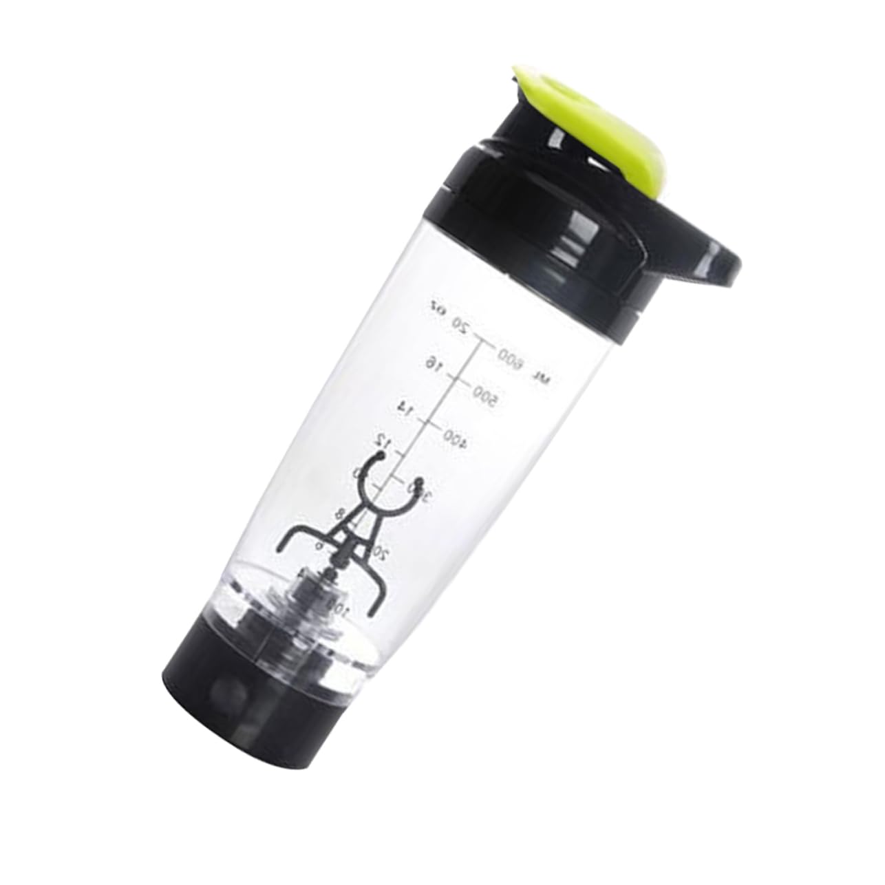 Shaker Elettrico per Proteine 600 Ml Mixer Antigraffio Portatile Miscelazione Automatica per Sportivi e