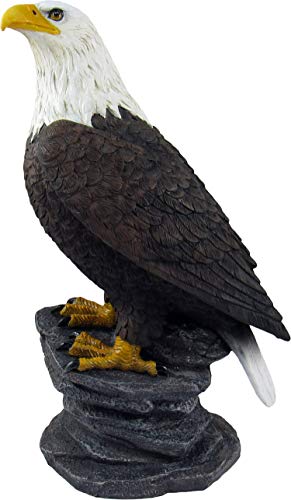 Estatua Decorativa Águila Calva Americana Majestuosa 9 pulgadas miniatura 3