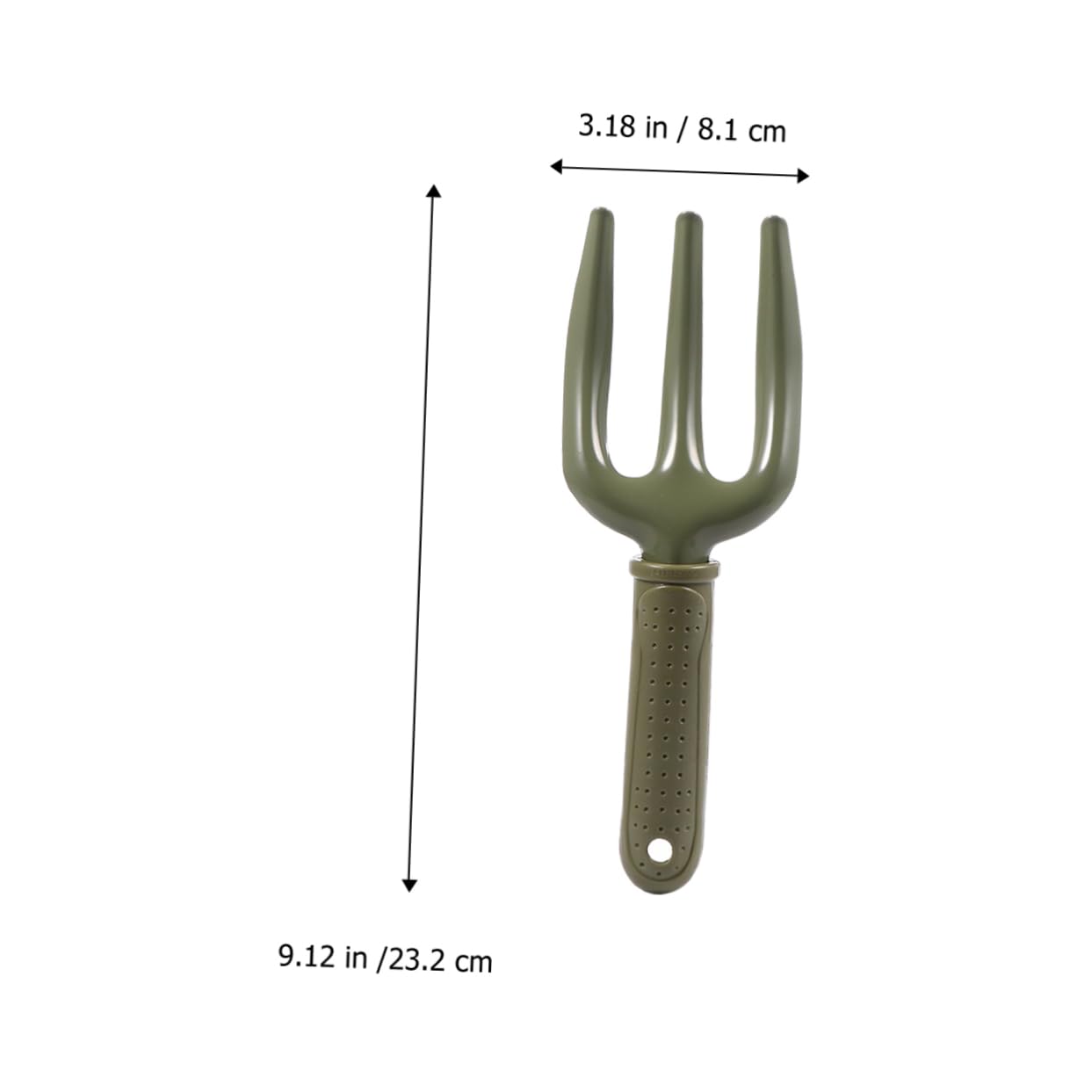 OFFSCH 2-Pack Iron Fork Gardening Hand Tool for Efficient Planting Weeding and Soil Mixing