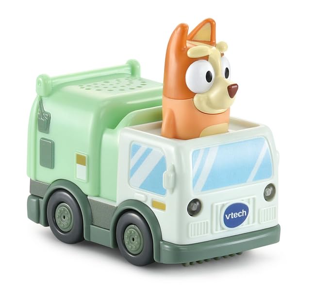 VTech Toot-Toot Drivers Bingo Garbage Truck, Interactive Toddler Toy for Pretend Play with Lights & Sounds, Bluey Toy - Image 2