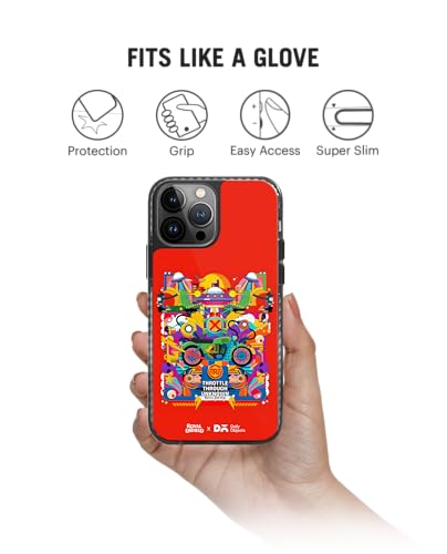 Image of DailyObjects Synchrony-3000 Stride 2.0 Magnetic Case Cover Compatible with iPhone 14 Pro Max | Wireless Charging Slim Back Cover | 2 Layer Edge Protection & Shockproof