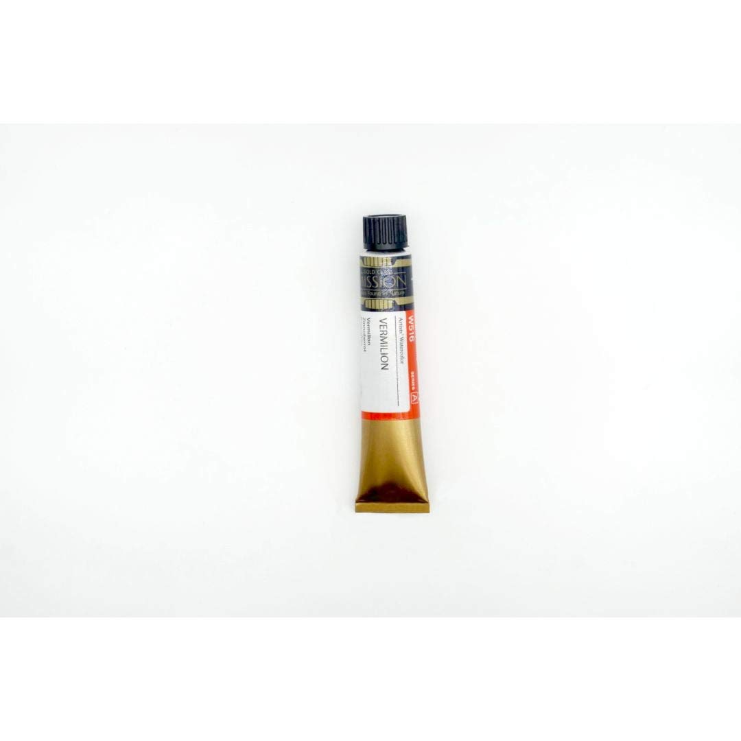 Mijello Mission Gold Class Professional Grade Extra-Fine Watercolour - Vermilion (516) - 7 ML