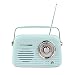 Produktbild Chrome Retro Radio with Bluetooth Speaker by Vintage Cuisine (Mint)
