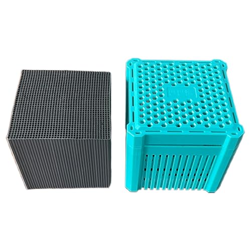 Carbón activado para acuario, carbón activado para peceras, suministros de acuario, ayuda de filtración multifuncional para piscinas, estanques, agua salada y agua dulce