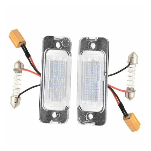Luces Matrícula 1638200066 para Benz W163 X164 ML320 y GL350 en Blanco LED