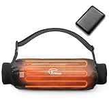 Heated Hand Warmer Pouch with 10000mAh Power Bank,Hand Warmers Poucn with 3 Levels Heating, Ideal for Football, Camping,Hunting, Portable and Waterproof Football Hand Warmer Heated Hand Muff