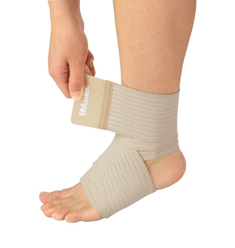 Bande de contention Mueller Wonder Wrap beige contre la faiblesse musculaire