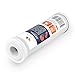 Aquaboon 5 Micron 10 x 2.5 House Water Filters Cartridges, Set of 12 | Sediment & Carbon Filter Replacements Compatible with WHKF-WHWC, P5, WHKF-GD05